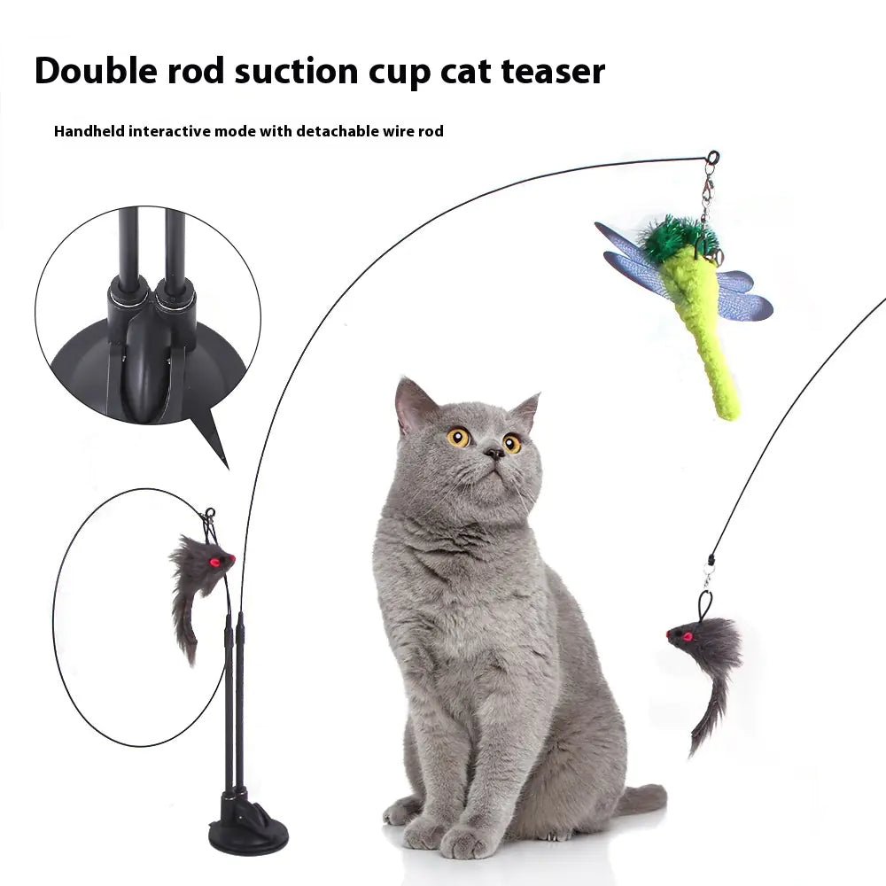 Interactive Butterfly Cat Toy- Automatic Flying Play Toy For Indoor Cats