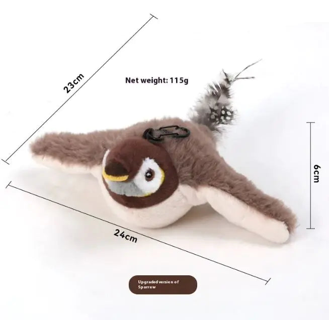 Automatic Flapping Bird Cat Toy- Motion- Activated Interactive Play Toy